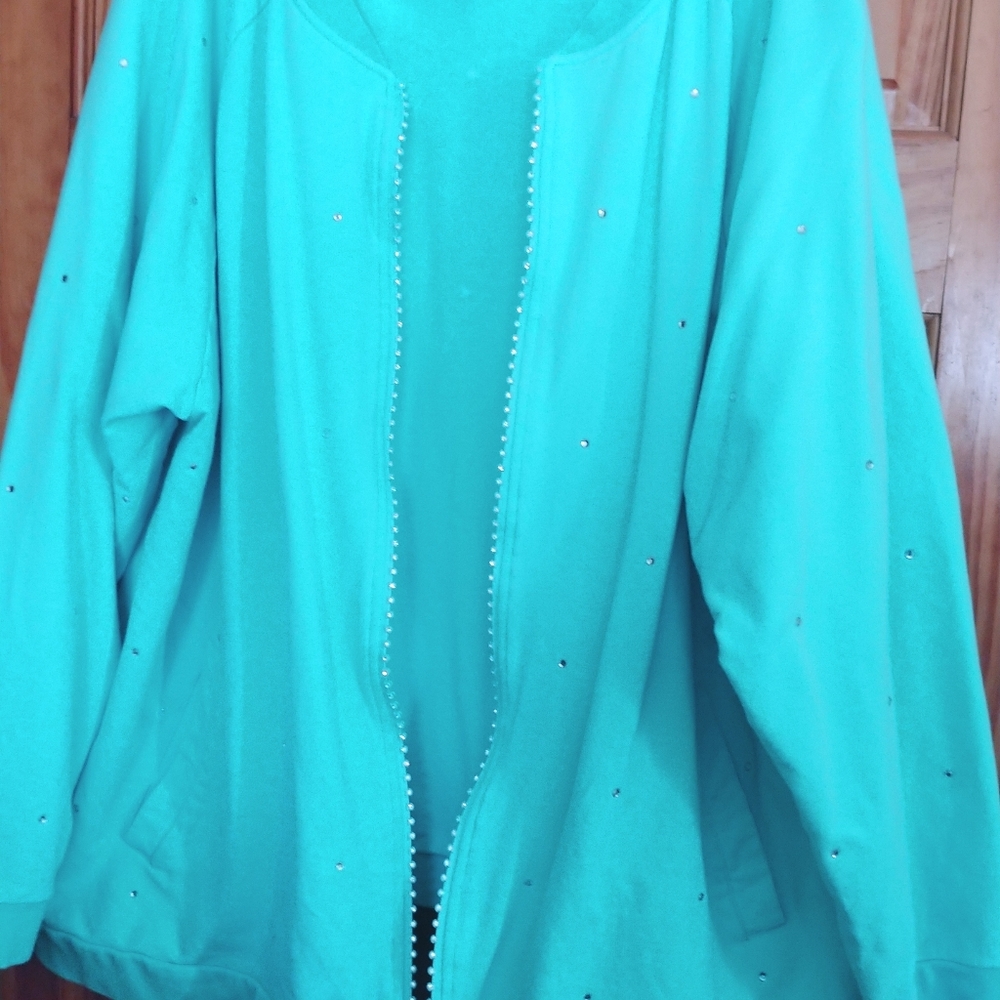 Stud zipper jacket